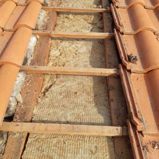 detec bois réalise l'isolation de la toiture à Urrugne